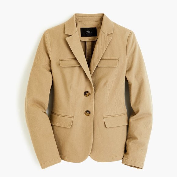 NWT J. Crew Deconstructed Blazer in Cotton Twill - Picture 1 of 6